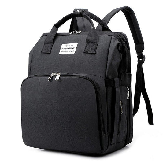 Large Capacity Baby Diaper Backpack with Changing Station