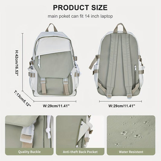 Large Capacity Waterproof School Backpack