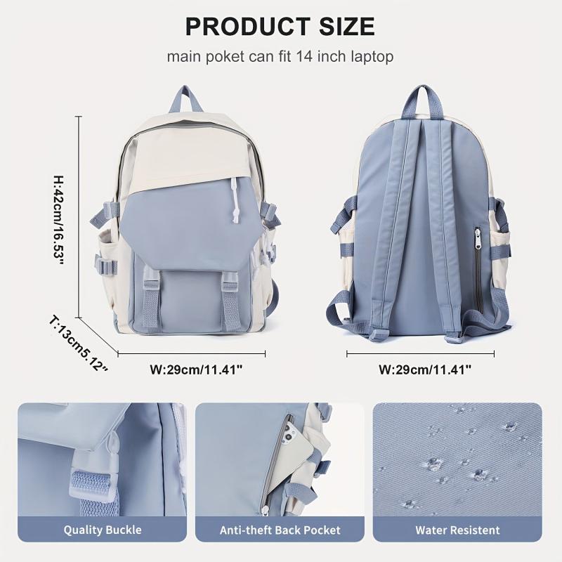 Large Capacity Waterproof School Backpack
