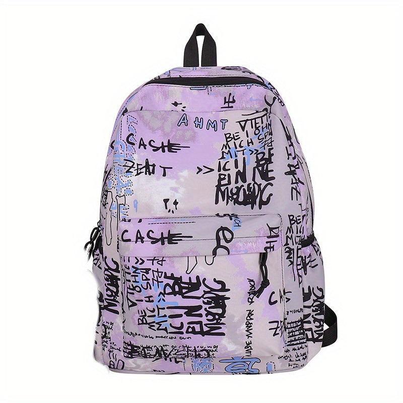 Graffiti Letters Backpack School Bag Travel Bookbag
