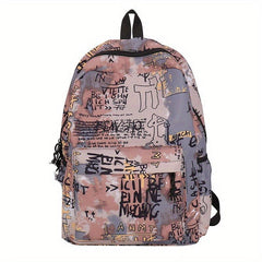 Graffiti Letters Backpack School Bag Travel Bookbag