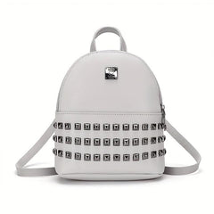 Studded Backpack Purse Preppy School Bag Daypack