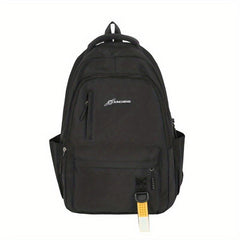 Large Capacity Preppy Backpack Nylon Lightweight School Campus Daypack