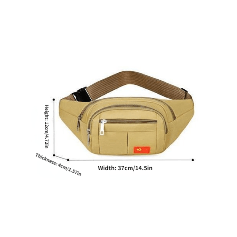 Unisex Waist Bag Chest Bag Outdoor Travel Sports Bag Waist Packs Wallet Purse