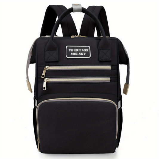 Large Capacity Diaper Bag Backpack Lightweight Travel Mommy Bag