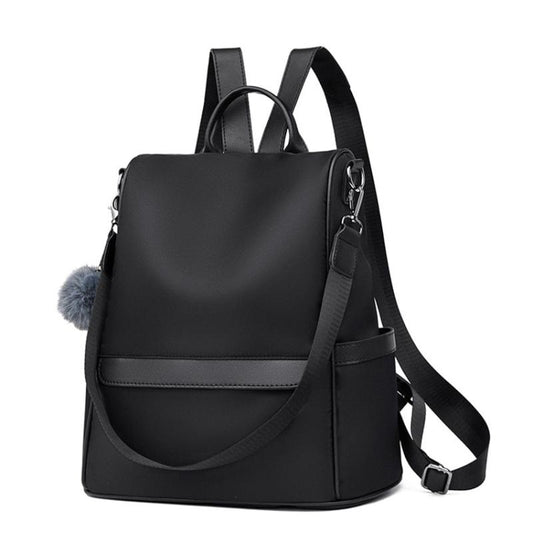 Nylon Backpack Large Zipper Backpack For Work & Travel