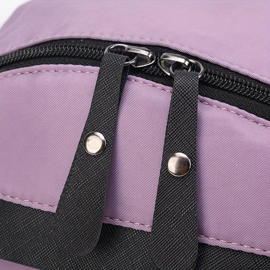 Mini Waterproof Nylon Backpack College Daypack 24x25x14cm