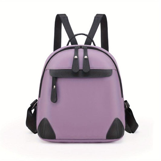 Mini Waterproof Nylon Backpack College Daypack 24x25x14cm