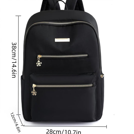 Casual Minimalist Travel Backpack Solid Multifunctional Daypack