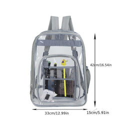 Transparent Backpack Large Capacity Waterproof School Daypack