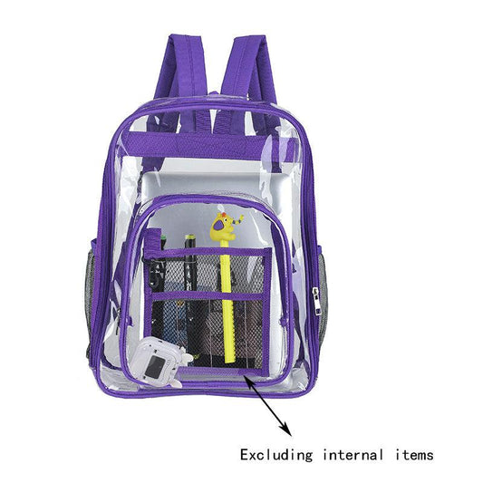 Transparent Backpack Large Capacity Waterproof School Daypack