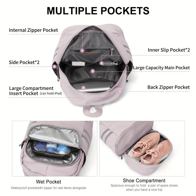 Anti Theft Large Capacity Backpack Lightweight Laptop Bag
