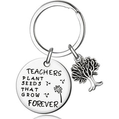Teacher Appreciation Keychain Plant Seeds That Grow Forever
