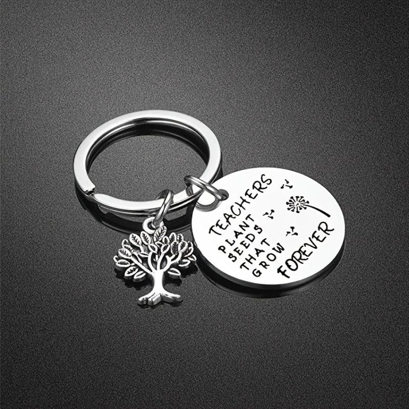 Teacher Appreciation Keychain Plant Seeds That Grow Forever