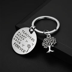Teacher Appreciation Keychain Plant Seeds That Grow Forever
