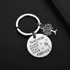 Teacher Appreciation Keychain Plant Seeds That Grow Forever