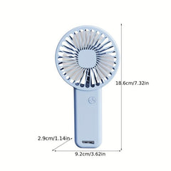 Handheld Fan USB Recharged Small Fan Portable Mini Desktop Silent Fan