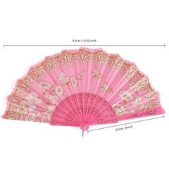 Spanish Dance Folding Fan Handheld Fan Home Decoration Lace Hand Fans