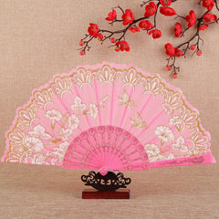 Spanish Dance Folding Fan Handheld Fan Home Decoration Lace Hand Fans