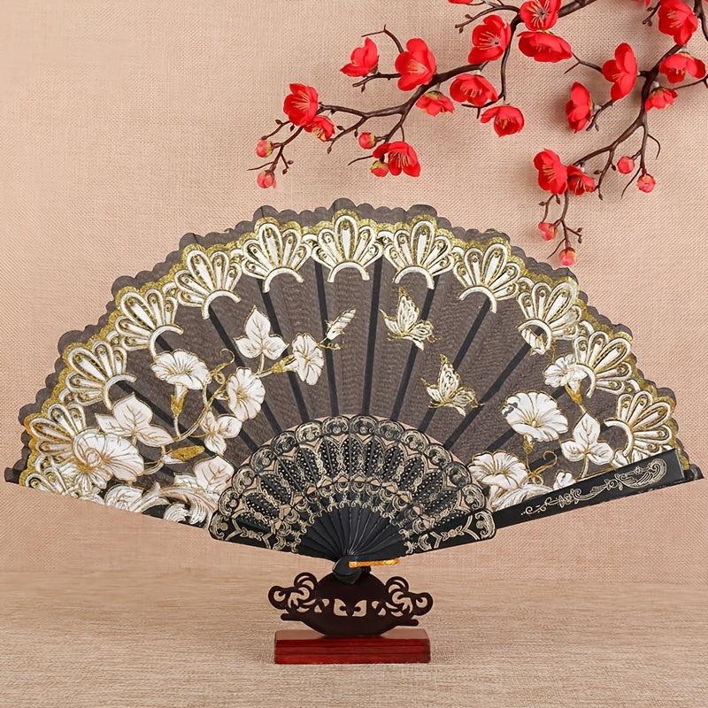 Spanish Dance Folding Fan Handheld Fan Home Decoration Lace Hand Fans