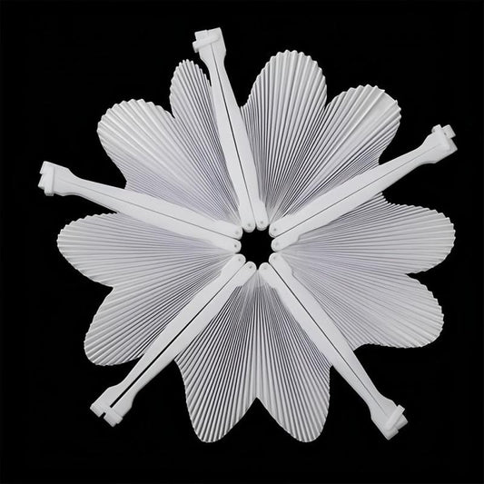 Heart Shape Folding Fan Blank Fan DIY Painting Fan