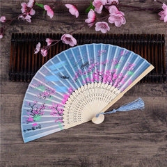 Silk Fan Chinese Folding Fan Home Decoration Ornament