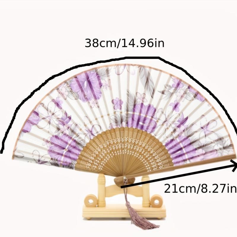 Silk Fan Chinese Folding Fan Home Decoration Ornament
