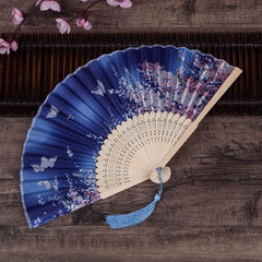 Silk Fan Chinese Folding Fan Home Decoration Ornament