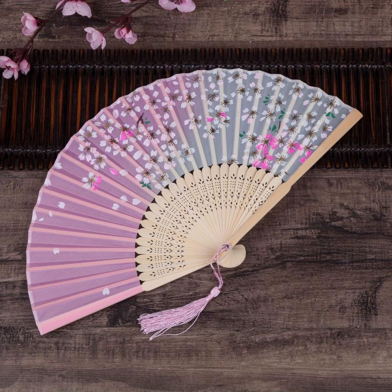 Silk Fan Chinese Folding Fan Home Decoration Ornament