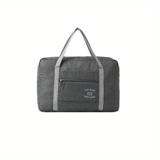 Foldable Travel Duffel Bag Lightweight Zipper Storage Bag