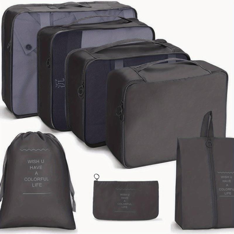 7pcs Travel Luggage Organizer Storage Bag Set