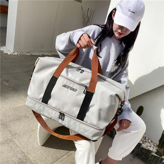 Travel Bag Zipper Lightweight Organizer Duffel Crossbody Bag Sports Bag