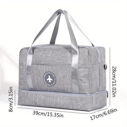 Travel Storage Bag Lightweight Duffle Bag Shoes Compartment
