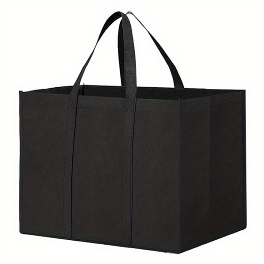 1pc Large Reusable Grocery Shopping Bags Foldable Tote Bags Bulk Can Hold 50 LBS