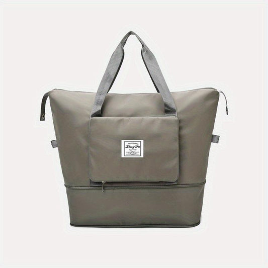 Foldable Tote Storage Bag Weekender Bag Gym Sports Bag