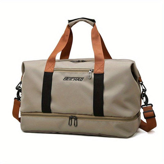 Large Capacity Carry On Tote Storage Pouch Nylon Lightweight Luggage Bag