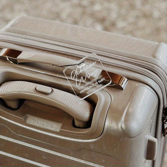 Personalized Luggage Tag Engraved Travel Gift Bag Tag