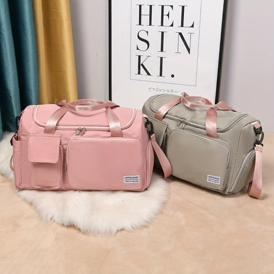 Dry Wet Separation Weekender Bag Large Capacity Travel Duffel Bag