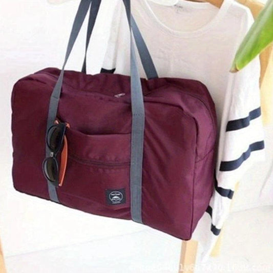 Large Capacity Travel Bag Foldable Canvas Duffel & Luggage Bag