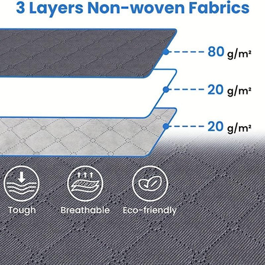 Large Capacity Clothes Storage Bins Durable Handles Zippers Thick Fabric