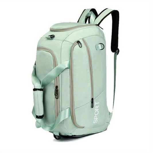 Large Capacity Duffle Backpack Lightweight Luggage Bag With Shoe Compartment