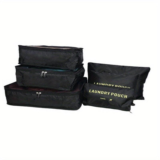 6pcs Luggage Bag Set for Travel Business Trip Organizer