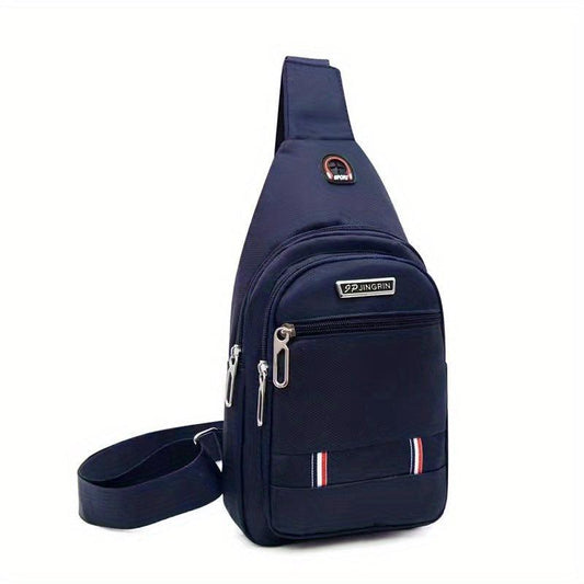 3-Layer Crossbody Sling Backpack Hiking Messenger Bag