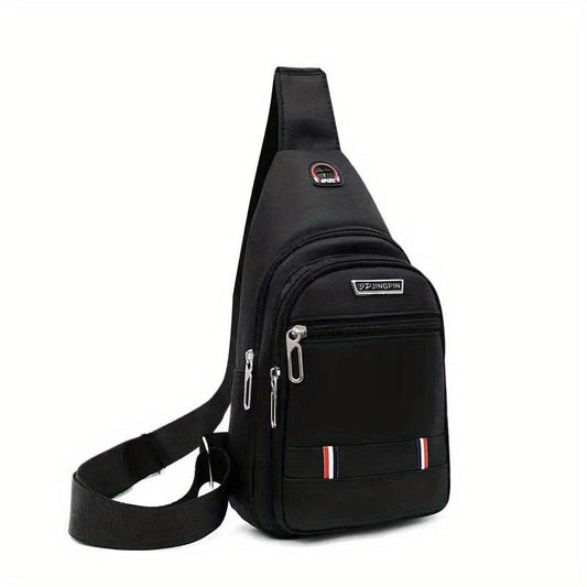 3-Layer Crossbody Sling Backpack Hiking Messenger Bag