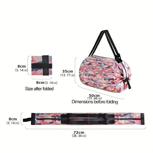 Camo Print Waterproof Travel Bag Adjustable Strap