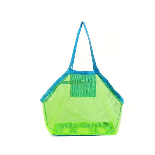 Mesh Net Tote Bag Large Capacity Beach Tote Bag Toy Storage