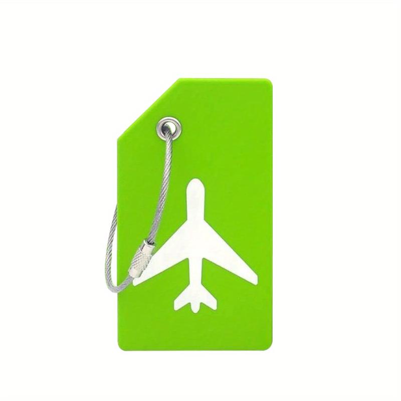 Silicone Luggage Tag With Name ID Card - Travel Accessories