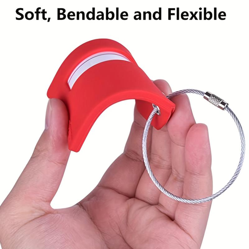 Silicone Luggage Tag With Name ID Card - Travel Accessories