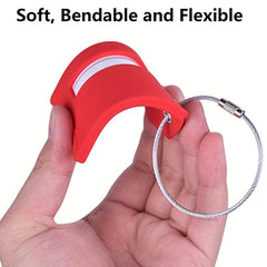 Silicone Luggage Tag With Name ID Card - Travel Accessories