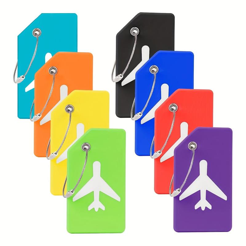 Silicone Luggage Tag With Name ID Card - Travel Accessories